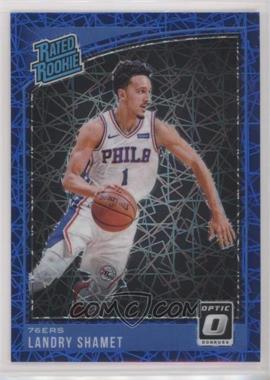 2018-19 Panini Donruss Optic - [Base] - Blue Velocity Prizm #158 - Rated Rookie - Landry Shamet