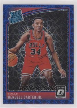 2018-19 Panini Donruss Optic - [Base] - Blue Velocity Prizm #170 - Rated Rookie - Wendell Carter Jr.