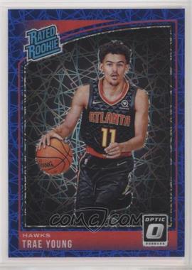 2018-19 Panini Donruss Optic - [Base] - Blue Velocity Prizm #198 - Rated Rookie - Trae Young