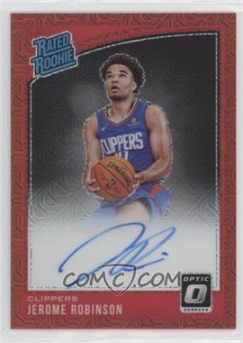 2018-19 Panini Donruss Optic - [Base] - Choice Red Prizm Signatures [Autographed] #152 - Rated Rookies - Jerome Robinson