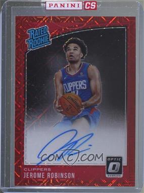 2018-19 Panini Donruss Optic - [Base] - Choice Red Prizm Signatures [Autographed] #152 - Rated Rookies - Jerome Robinson [Uncirculated]