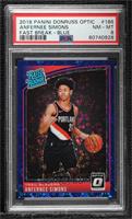 Rated Rookie - Anfernee Simons [PSA 8 NM‑MT] #/50