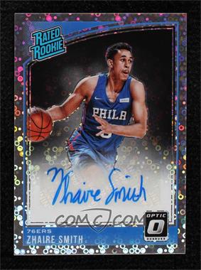 2018-19 Panini Donruss Optic - [Base] - Fast Break Holo Prizm Signatures [Autographed] #154 - Rated Rookies - Zhaire Smith