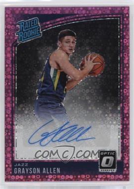 2018-19 Panini Donruss Optic - [Base] - Fast Break Pink Prizm Signatures #156 - Rated Rookie - Grayson Allen /20