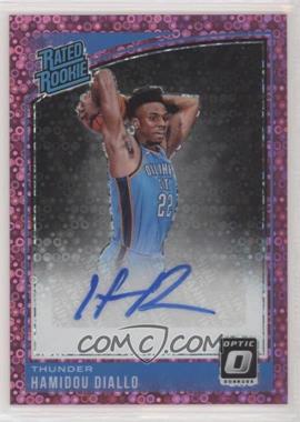 2018-19 Panini Donruss Optic - [Base] - Fast Break Pink Prizm Signatures #171 - Rated Rookie - Hamidou Diallo /20