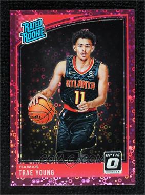 2018-19 Panini Donruss Optic - [Base] - Fast Break Pink Prizm #198 - Rated Rookie - Trae Young /20