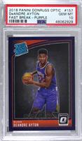 Rated Rookie - Deandre Ayton [PSA 10 GEM MT] #/95