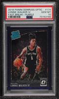 Rated Rookie - Lonnie Walker IV [PSA 10 GEM MT] #/95