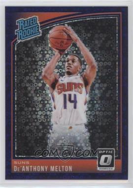 2018-19 Panini Donruss Optic - [Base] - Fast Break Purple #181 - Rated Rookie - De'Anthony Melton /95