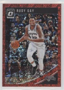 2018-19 Panini Donruss Optic - [Base] - Fast Break Red Prizm #101 - Rudy Gay /85