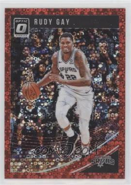 2018-19 Panini Donruss Optic - [Base] - Fast Break Red Prizm #101 - Rudy Gay /85