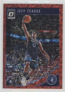 2018-19 Panini Donruss Optic - [Base] - Fast Break Red Prizm #105 - Jeff Teague /85