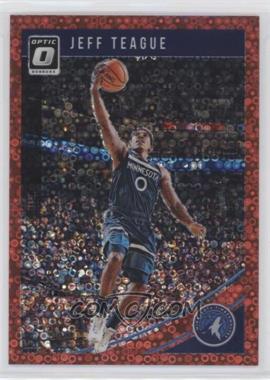 2018-19 Panini Donruss Optic - [Base] - Fast Break Red Prizm #105 - Jeff Teague /85