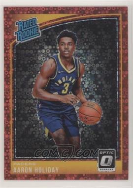 2018-19 Panini Donruss Optic - [Base] - Fast Break Red Prizm #176 - Rated Rookie - Aaron Holiday /85