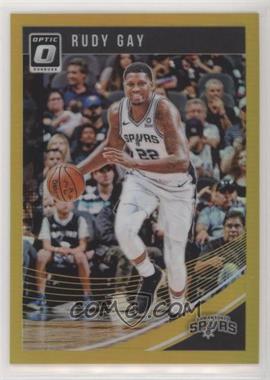 2018-19 Panini Donruss Optic - [Base] - Gold Prizm #101 - Rudy Gay /10