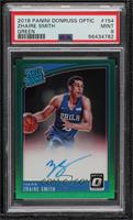 Rated Rookie - Zhaire Smith [PSA 9 MINT] #/5