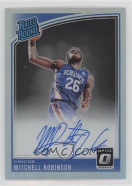 2018-19 Panini Donruss Optic - [Base] - Holo Prizm Signatures #163 - Rated Rookie - Mitchell Robinson