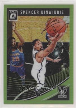 2018-19 Panini Donruss Optic - [Base] - Lime Green Prizm #106 - Spencer Dinwiddie /149