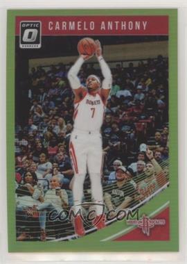 2018-19 Panini Donruss Optic - [Base] - Lime Green Prizm #127 - Carmelo Anthony /149