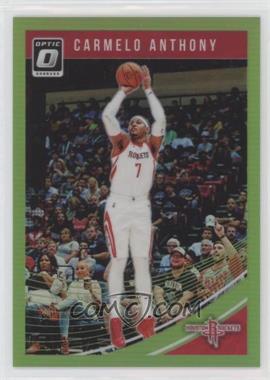 2018-19 Panini Donruss Optic - [Base] - Lime Green Prizm #127 - Carmelo Anthony /149