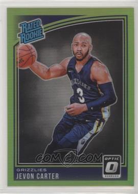 2018-19 Panini Donruss Optic - [Base] - Lime Green Prizm #169 - Rated Rookie - Jevon Carter /149