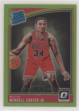 2018-19 Panini Donruss Optic - [Base] - Lime Green Prizm #170 - Rated Rookie - Wendell Carter Jr. /149