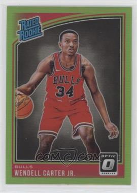 2018-19 Panini Donruss Optic - [Base] - Lime Green Prizm #170 - Rated Rookie - Wendell Carter Jr. /149