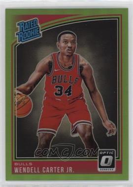 2018-19 Panini Donruss Optic - [Base] - Lime Green Prizm #170 - Rated Rookie - Wendell Carter Jr. /149