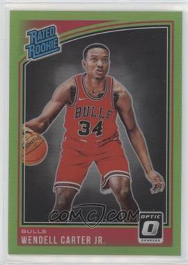 2018-19 Panini Donruss Optic - [Base] - Lime Green Prizm #170 - Rated Rookie - Wendell Carter Jr. /149