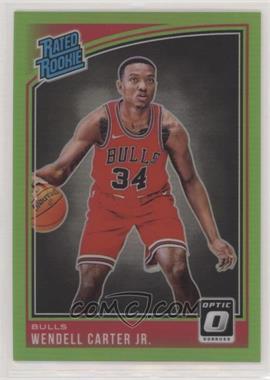 2018-19 Panini Donruss Optic - [Base] - Lime Green Prizm #170 - Rated Rookie - Wendell Carter Jr. /149