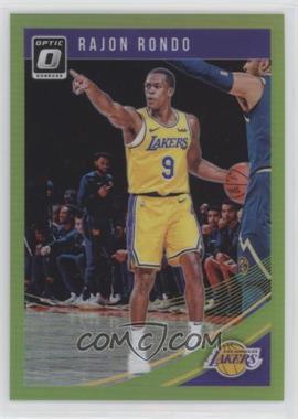 2018-19 Panini Donruss Optic - [Base] - Lime Green Prizm #74 - Rajon Rondo /149