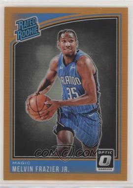 2018-19 Panini Donruss Optic - [Base] - Orange Prizm #153 - Rated Rookie - Melvin Frazier Jr. /199