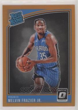 2018-19 Panini Donruss Optic - [Base] - Orange Prizm #153 - Rated Rookie - Melvin Frazier Jr. /199