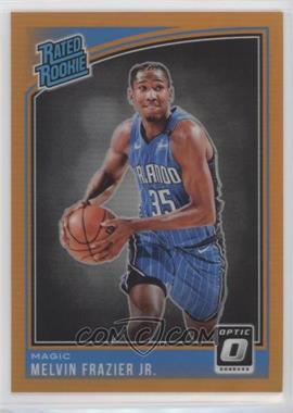 2018-19 Panini Donruss Optic - [Base] - Orange Prizm #153 - Rated Rookie - Melvin Frazier Jr. /199