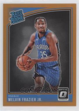 2018-19 Panini Donruss Optic - [Base] - Orange Prizm #153 - Rated Rookie - Melvin Frazier Jr. /199