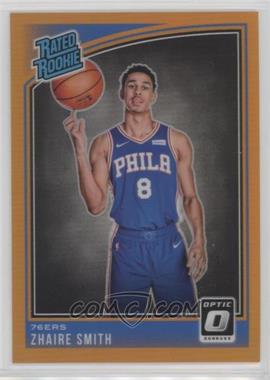 2018-19 Panini Donruss Optic - [Base] - Orange Prizm #154 - Rated Rookie - Zhaire Smith /199