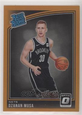 2018-19 Panini Donruss Optic - [Base] - Orange Prizm #187 - Rated Rookie - Dzanan Musa /199