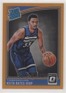 2018-19 Panini Donruss Optic - [Base] - Orange Prizm #191 - Rated Rookie - Keita Bates-Diop /199