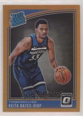 2018-19 Panini Donruss Optic - [Base] - Orange Prizm #191 - Rated Rookie - Keita Bates-Diop /199