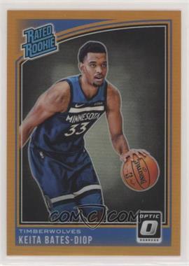 2018-19 Panini Donruss Optic - [Base] - Orange Prizm #191 - Rated Rookie - Keita Bates-Diop /199