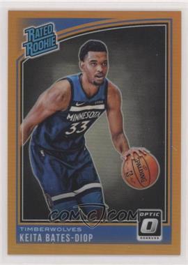 2018-19 Panini Donruss Optic - [Base] - Orange Prizm #191 - Rated Rookie - Keita Bates-Diop /199