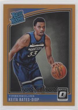 2018-19 Panini Donruss Optic - [Base] - Orange Prizm #191 - Rated Rookie - Keita Bates-Diop /199