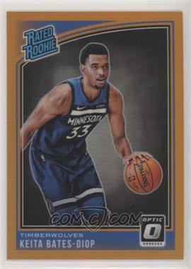 2018-19 Panini Donruss Optic - [Base] - Orange Prizm #191 - Rated Rookie - Keita Bates-Diop /199