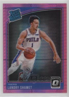 2018-19 Panini Donruss Optic - [Base] - Pink Hyper Prizm #158 - Rated Rookie - Landry Shamet