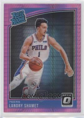 2018-19 Panini Donruss Optic - [Base] - Pink Hyper Prizm #158 - Rated Rookie - Landry Shamet