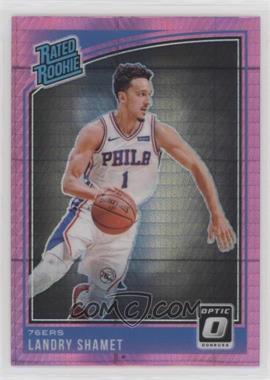 2018-19 Panini Donruss Optic - [Base] - Pink Hyper Prizm #158 - Rated Rookie - Landry Shamet