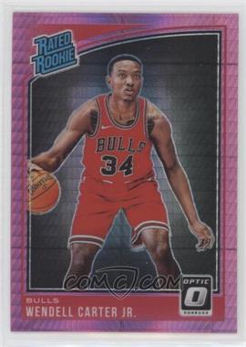 2018-19 Panini Donruss Optic - [Base] - Pink Hyper Prizm #170 - Rated Rookie - Wendell Carter Jr.