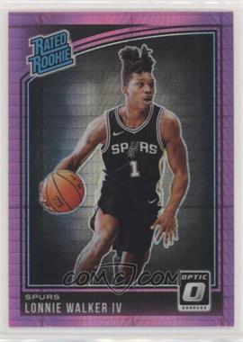 2018-19 Panini Donruss Optic - [Base] - Pink Hyper Prizm #174 - Rated Rookie - Lonnie Walker IV
