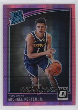 2018-19 Panini Donruss Optic - [Base] - Pink Hyper Prizm #182 - Rated Rookie - Michael Porter Jr.