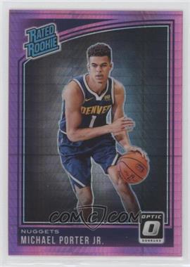 2018-19 Panini Donruss Optic - [Base] - Pink Hyper Prizm #182 - Rated Rookie - Michael Porter Jr.